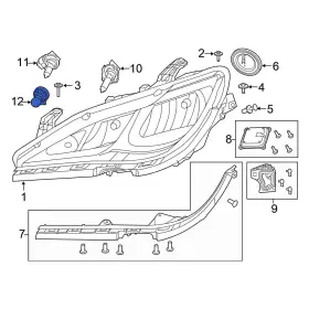 Chrysler Oe L0pwy24wna For Pacifica 2017-2020 Front Turn Signal Light Bulb
