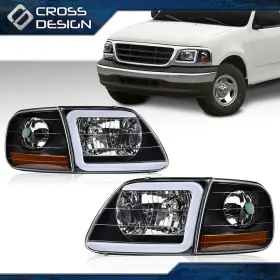 HT-02HLA1238BBK CROSSDESIGN Led Headlights Corner Parking