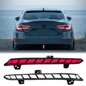 CL001AC-WT2 CYBER-LUX Rear Bumper Led Reflector Light Honda