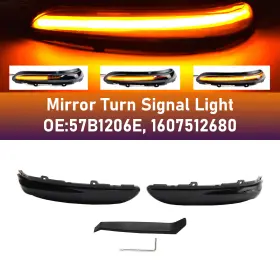 1607512680 DARUPSUN Smoked Led Sequential Mirror Turn Signal