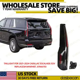 87866702 DASBECAN Rear Left Driver Led Tail Light Cadillac
