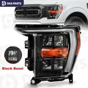 FD6232209 DASPARTS Led Headlight Bezel Afs Driver Left F150