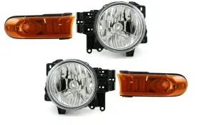 145821 DEPO Headlights Turn Signal Lights Head Lamps Fj Park