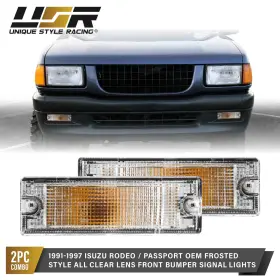 BL-IZ-ROD-91-CLR DEPO Front Bumper Signal Lights Bulbs Isuzu