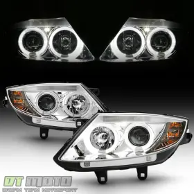 BM2518113 DTMOTO Led Halo Projector Hid Headlights Headlamps