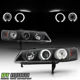 HO2503105 DTMOTO Led Halo Projector Headlights Corner Lights