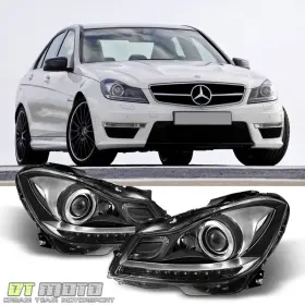 MB2502187 DTMOTO Benz Halogen Led Drl Headlights W204 C250