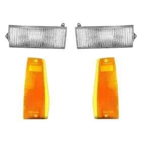 Eagle Eyes Bndl-261922 For Jeep Cherokee 84-96 4-piece Kit Driver And Passenger Side Turn Eagle Eyes Bndl-261922 For Jeep Cherokee 84-96 4-piece Kit Driver And Passenger Side Turn