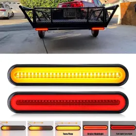 100LED FABOOD Pack Led Trailer Tail Light Bar Brake Turn