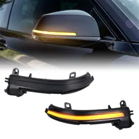 TL-01-3XI FETONAUTO Smoked Led Mirror Turn Signal Lights Lamp