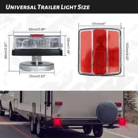 FG68403 FIRST-RACING Led Adsorbed Magnetic Trailer Light Turn