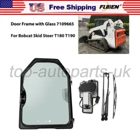 7109665 FLIBEN Door Frame Glass Skid Steer T200 T250 T300