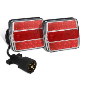 HB1000 FONDPARTS Lens Led Magnetic Trailer Light Cable Plug