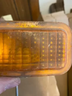 77FG-13K214-AA FORD Capri Turn Signal Blinker Amber Light #3