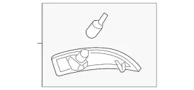 AE8Z-13B374-B FORD Signal Lamp Fiesta