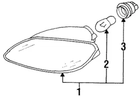 F8CZ-13368-AD FORD Turn Signal Light Escort
