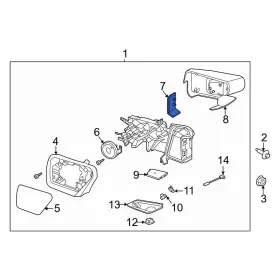ML3Z13B375C FORD OE Front Right Turn Signal Light F-150