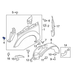 W705068S437 FORD OE Police Utility Turn Signal Light Housing