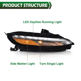 ALO152810 G-PLUS Led Drl Parking Light Turn Signal Lamp Right #3