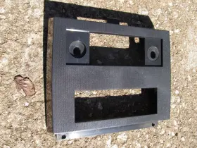 375417 GENERAL MOTORS Radio Plate Grained Dash Bezel Uncut
