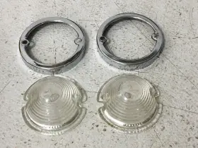 5936929 GENERAL MOTORS Glass Parking Lamp Lenses Bezels