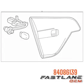 84086139 GENERAL MOTORS Envision Rear Rh Signal Lamp Buick