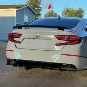 GL001AC-XH-1 GLOW GURU Smoked Lens Led Rear Bumper Reflector