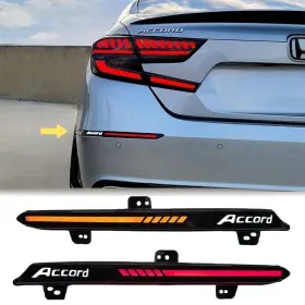 GL003AC-XH1 GLOW GURU Led Smoked Rear Bumper Reflector Lights #2