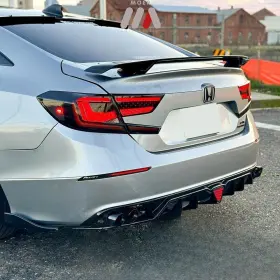 GL003AC-XH1 GLOW GURU Led Smoked Rear Bumper Reflector Lights #3
