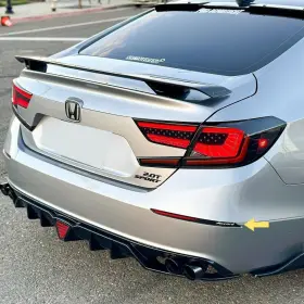 GL003AC-XH5 GLOW GURU Smoked Led Rear Bumper Reflector Lights