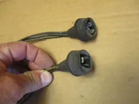 396554 GM Front Turn Signals Fiber Optics Parking Light #3