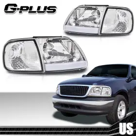 GPLUS-1128-01 GPLUSMOTOR Led Strip Headlights Headlamps Lh Rh