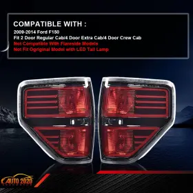 E-02RLA1201ABK GRANDORANGE Rear Tail Lights Brake Lamps Left