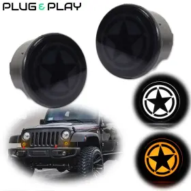 RB-181B-02 GTINTHEBOX Jk Led Drl Turn Signal Lights Jeep Star