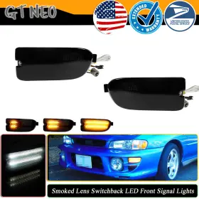 RB-281BD GTINTHEBOX Smoked Drl Led Amber Signal Lights Subaru