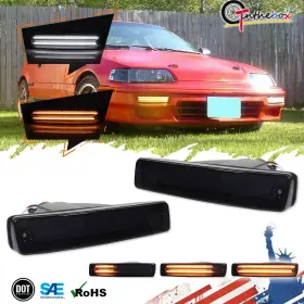 RB-288BD GTINTHEBOX Front Bumper Turn Signal Amber Led Light
