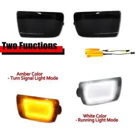 RB-316BD GTINTHEBOX Smoked Front Bumper Led Drl Turn Signal #2