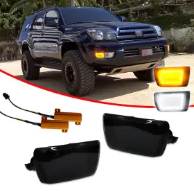 RB-316BD GTINTHEBOX Smoked Front Bumper Led Drl Turn Signal #3