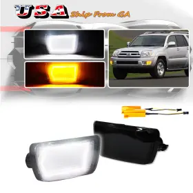 RB-316BD GTINTHEBOX Smoked Front Bumper Led Drl Turn Signal