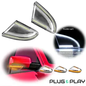 RB-346S GTINTHEBOX Driver Passenger Mirror Signal Lights 2500