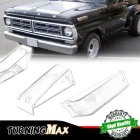 RB-454CH GTINTHEBOX Front Turn Signal Lights Covers F100 F250