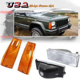 RB-457CH GTINTHEBOX Corner Turn Signal Lights Amber Marker