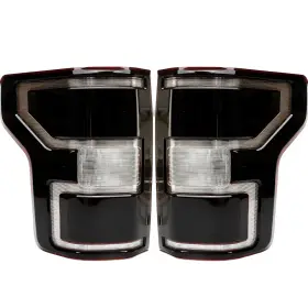 HY114-SLR HANG ZHAN Tail Lights Smoked Halogen Bulbs F-150