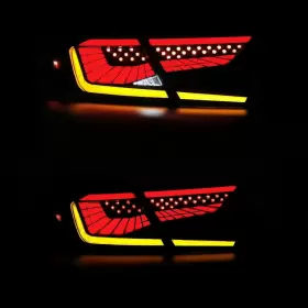 HC-YAG-0004S HCMOTION Led Tail Lights Smoked Rear Lamps Honda #2