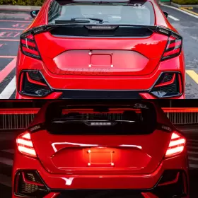 HC-CV6007 HCMOTIONZ Tail Lights Hatchback Mugen Rear Honda #3