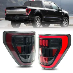 Hcmotionz Hc-f15-6101a Return -- Used Led Tail Lights For Ford F150 F-150 Xlt 2021 2022 2023 2024 Lamps Assembly