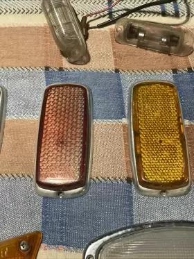 134-2 HELLA BMW Reflectors Fender Amber Lens E3 E9 E10 #3
