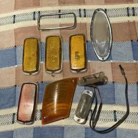 134-2 HELLA BMW Reflectors Fender Amber Lens E3 E9 E10