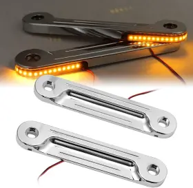 HY-MP-268D HIYOYO Led Flush Fork Turn Signals Brackets Harley