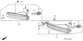 Honda 33352-sm5-a01 Genuine Lens L Stanley